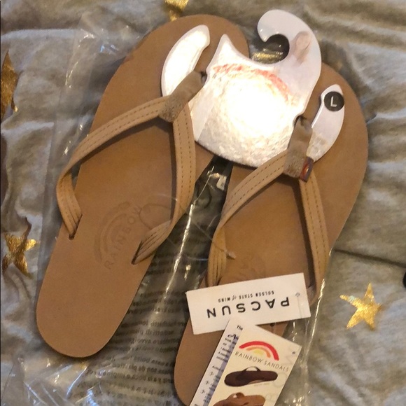 🌈 Leather Rainbow Sandals - Picture 3 of 6